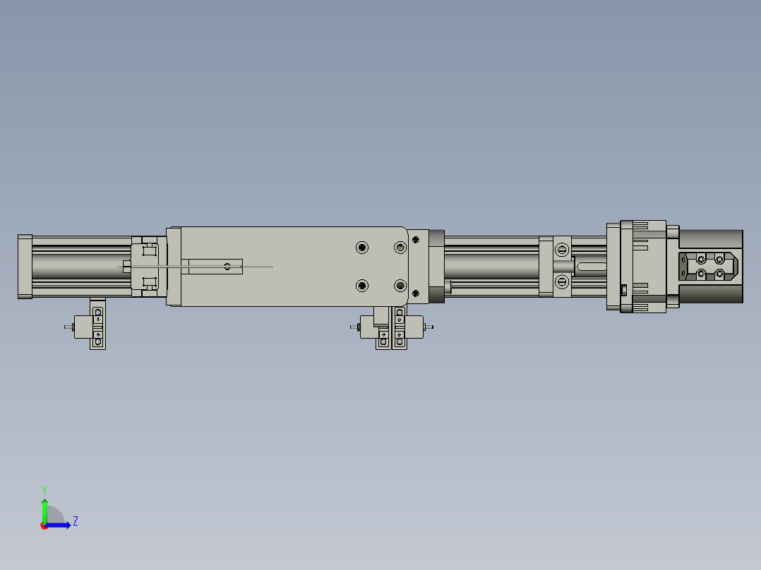 XX03-01-Z轴龙门架装配左视图