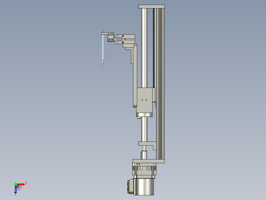 XX03-01-Z轴龙门架装配俯视图