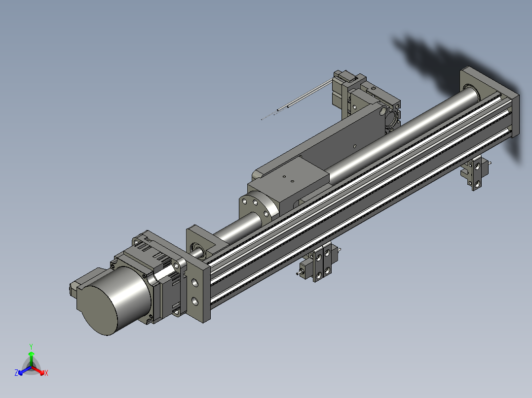 XX03-01-Z轴龙门架装配正等轴测图