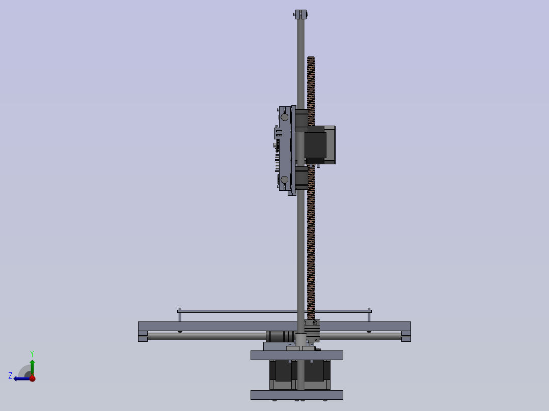 3D 打印机 DY020右视图