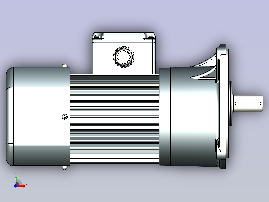 JSCC变频减速电机 f250v02-L前视图