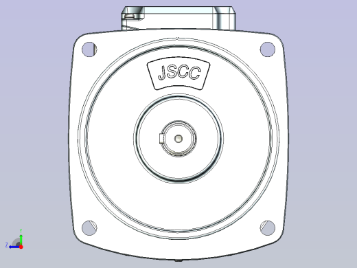 JSCC变频减速电机 f250v02-L右视缩略图