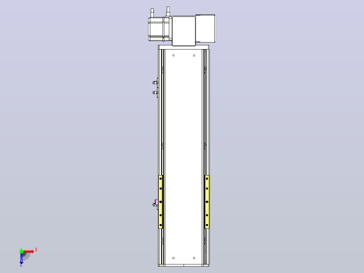 ATB14-LD-300-200W ATB14 皮带驱动直线滑台模组俯视缩略图