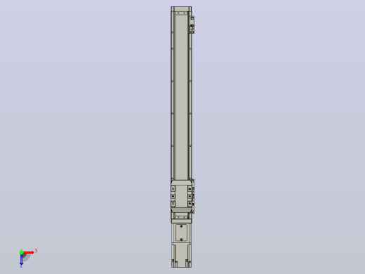 滚珠丝杠直线轴内置导轨TPA-GCR-65-1610C-L500-M-M40-N3俯视缩略图