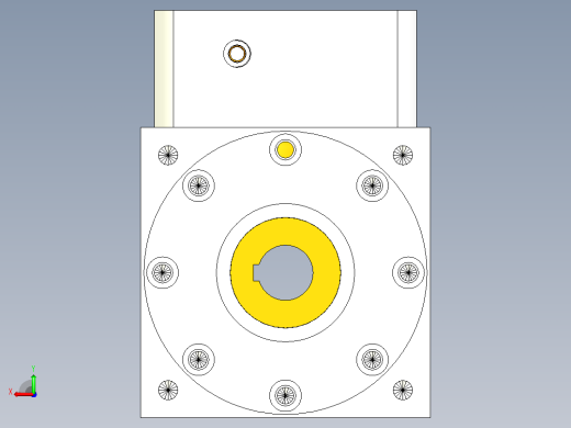 PW210双孔-1 35-114.3-200-M12转向器后视缩略图