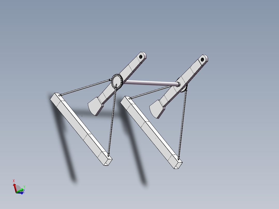 娱乐设施高空揽月的机械设计(sw+说明书+cad)