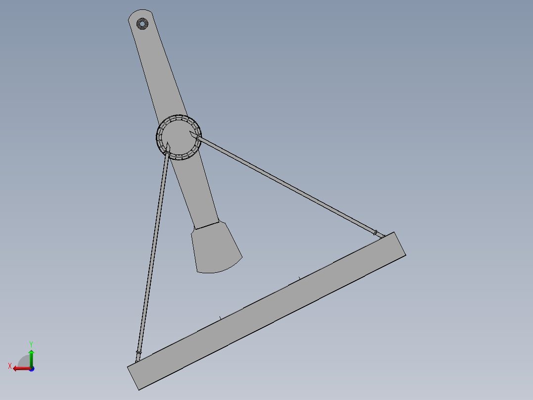 娱乐设施高空揽月的机械设计(sw+说明书+cad)后视图
