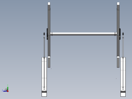 娱乐设施高空揽月的机械设计(sw+说明书+cad)右视缩略图