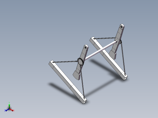 娱乐设施高空揽月的机械设计(sw+说明书+cad)正等轴测缩略图