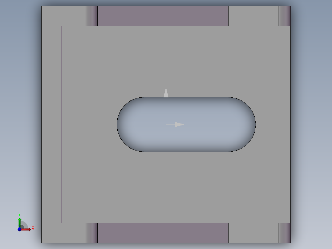 4040铝材角件前视图