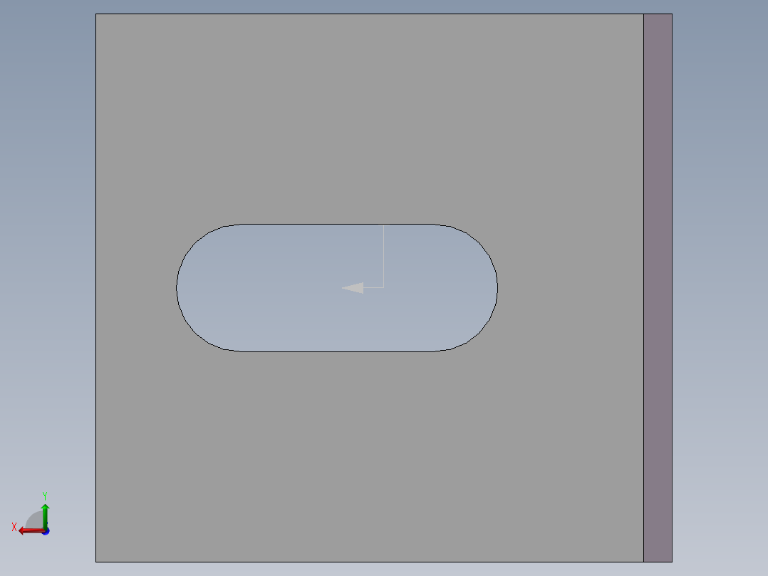 4040铝材角件后视图
