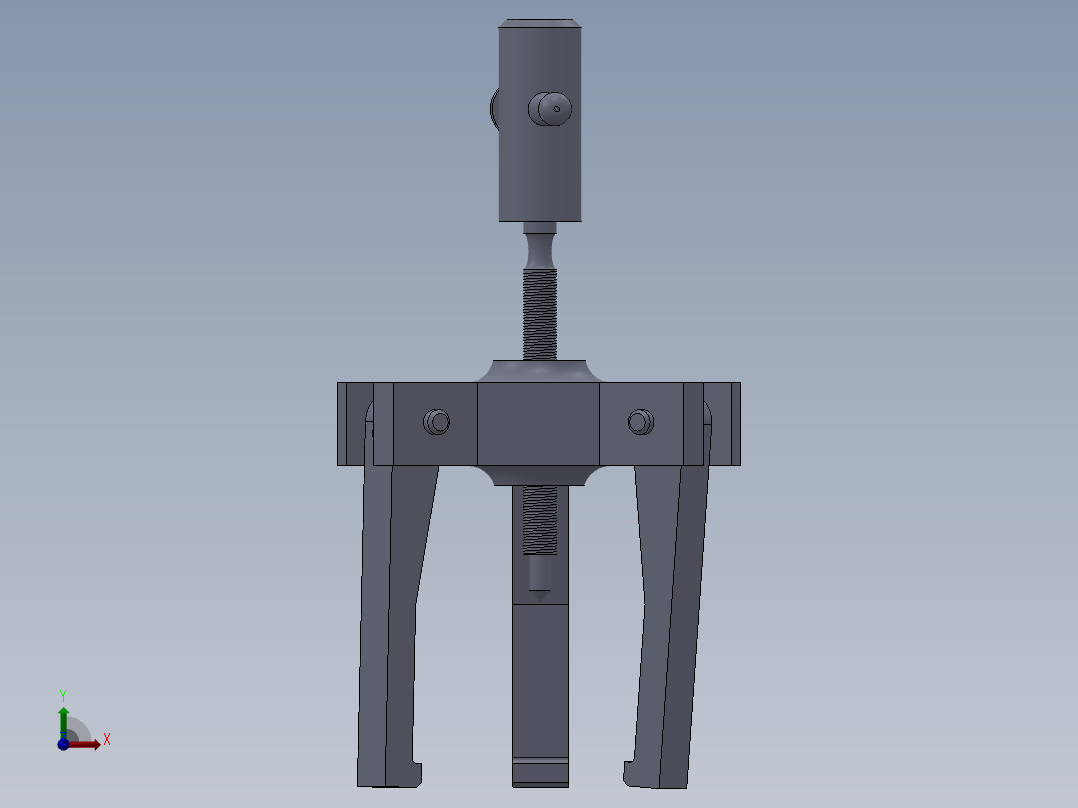 solidworks 车轮高速缓冲器前视图