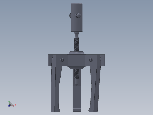 solidworks 车轮高速缓冲器前视缩略图
