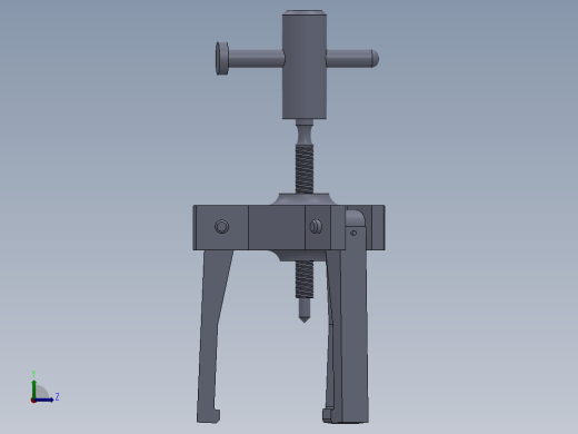 solidworks 车轮高速缓冲器左视缩略图