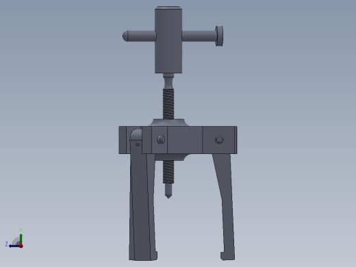solidworks 车轮高速缓冲器右视缩略图
