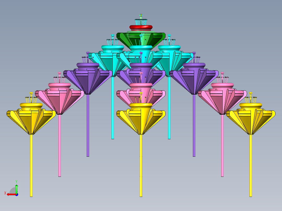百花盛宴后视图