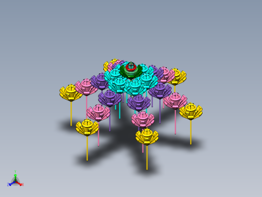 百花盛宴正等轴测缩略图
