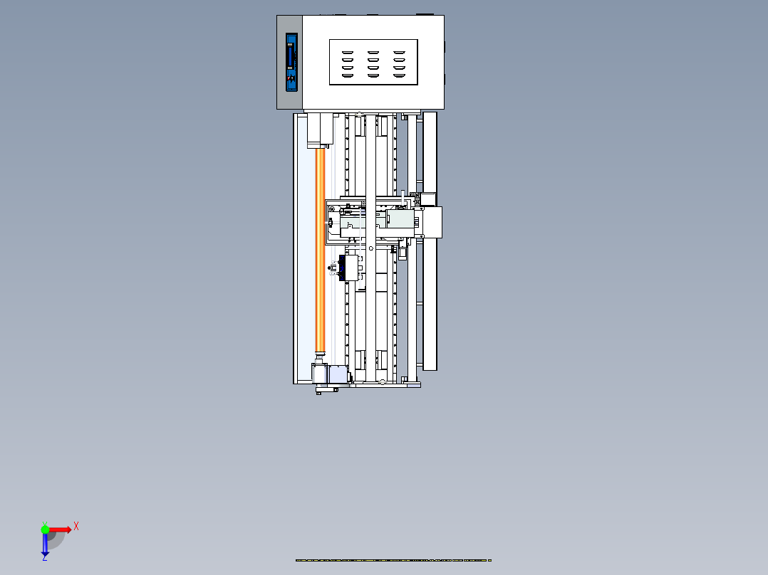 A4_F1400自动切台俯视图