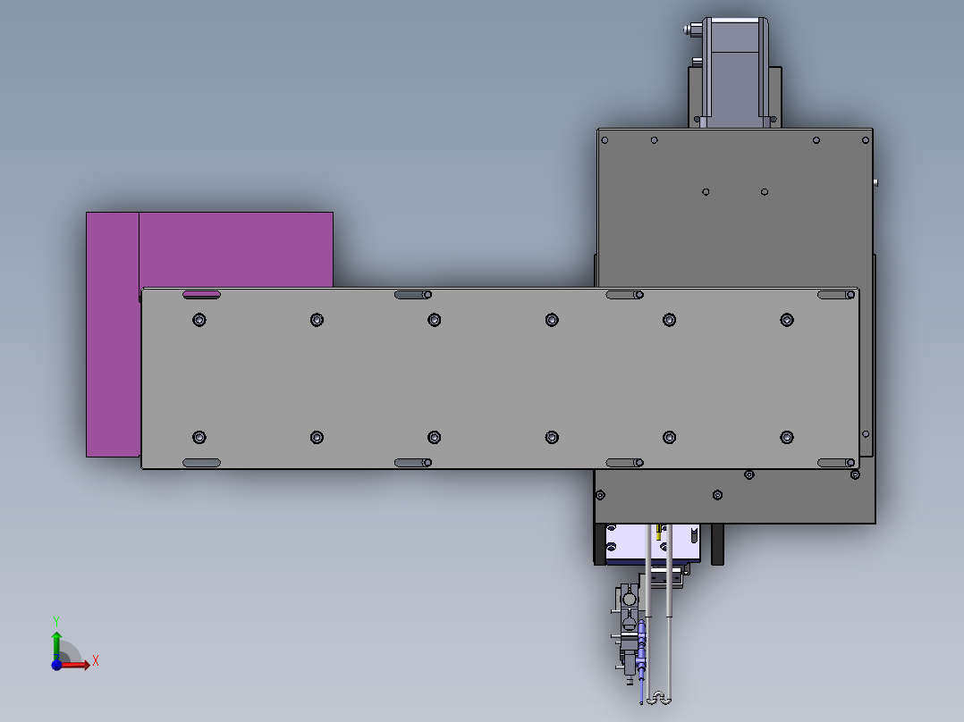 电阻焊机图前视图