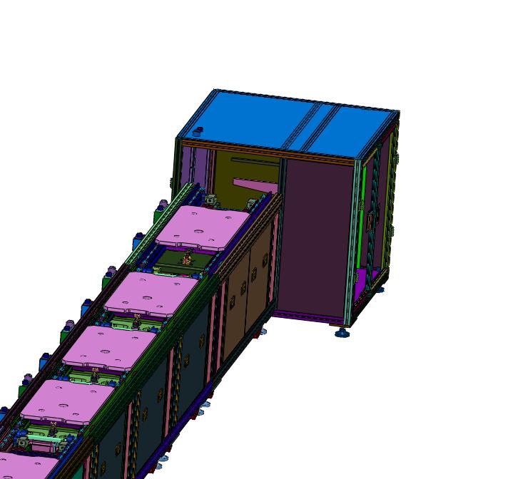 用于积放式滚筒输送线的托盘回转机构