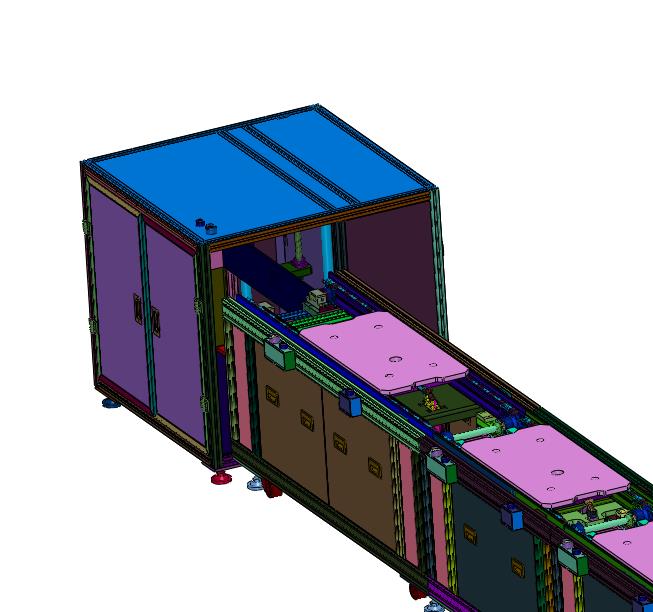 用于积放式滚筒输送线的托盘回转机构