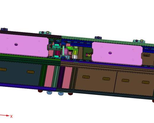 用于积放式滚筒输送线的托盘回转机构缩略图