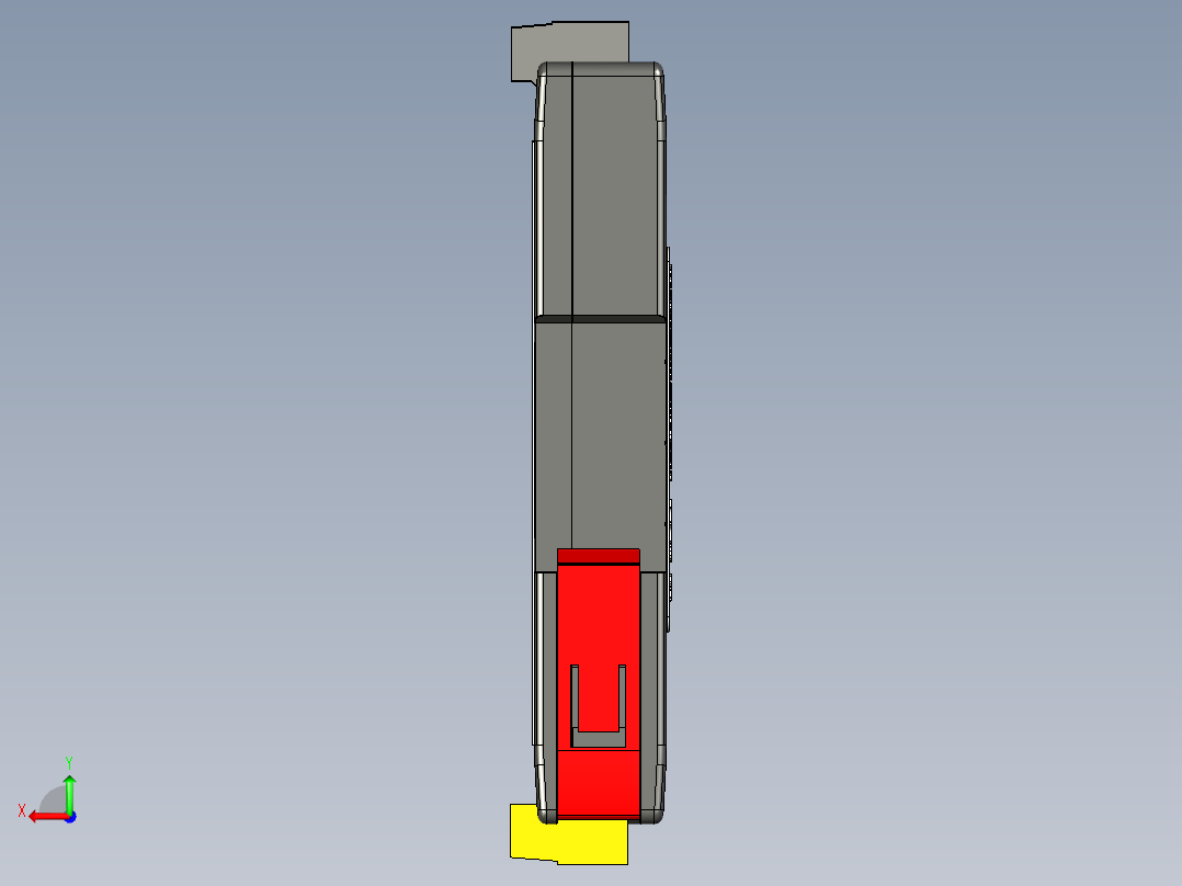 os-m04ipx-d1-远程 IO 模块后视图