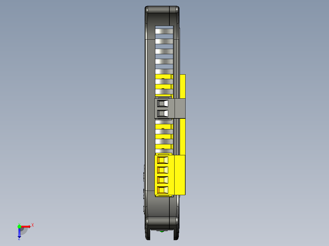 os-m04ipx-d1-远程 IO 模块俯视图