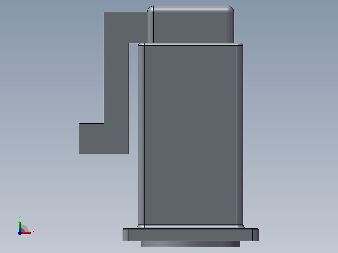 液压马达前视图
