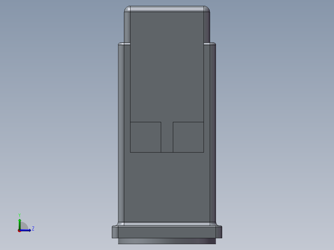 液压马达左视图