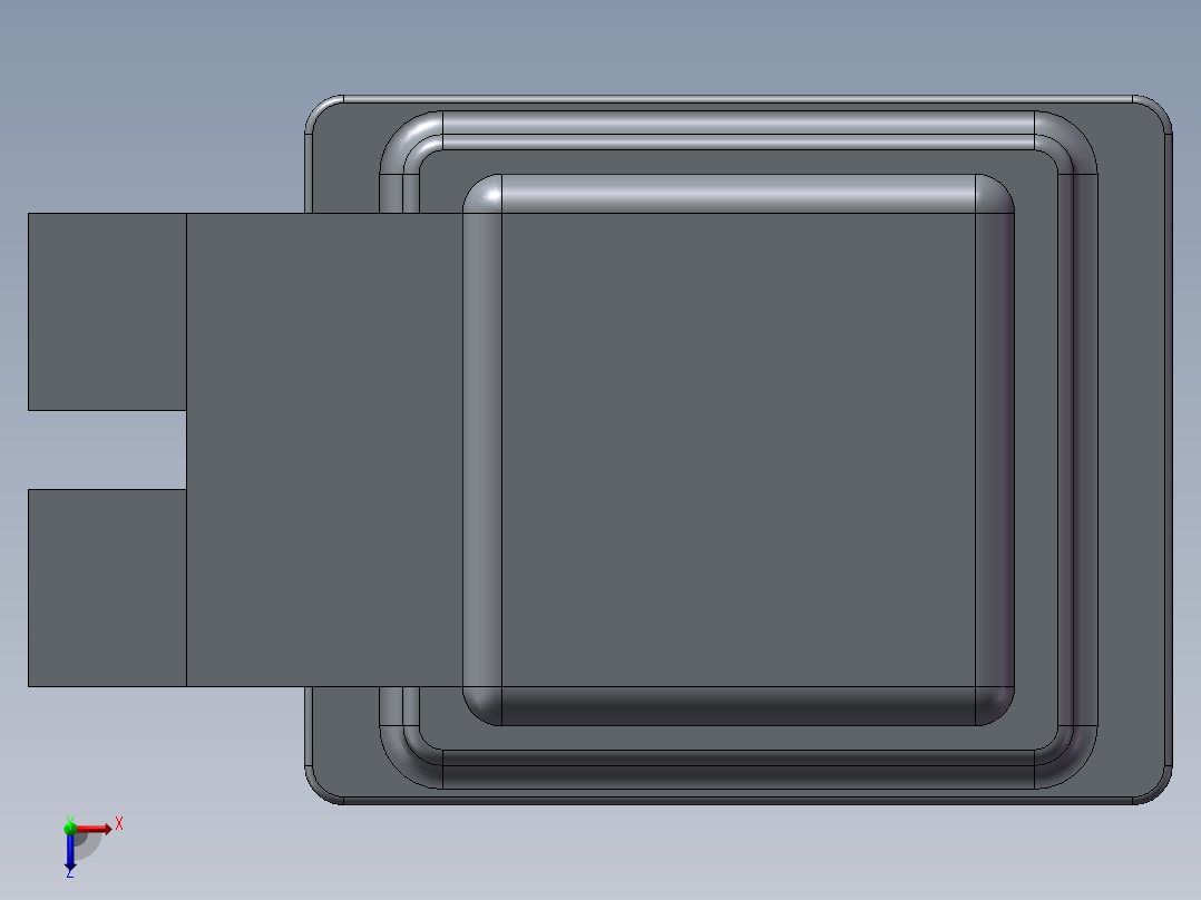 液压马达俯视图