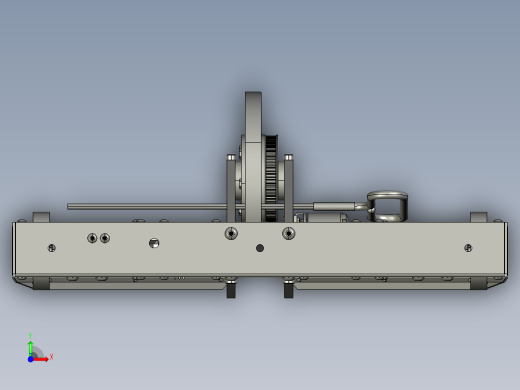 15公斤的旋转战斗机器人3D数模图纸 STEP格式前视缩略图