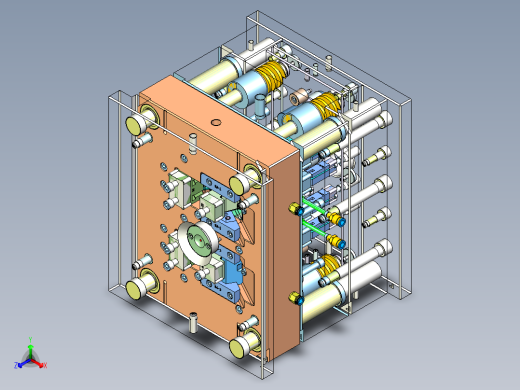 耳机-斜抽针、前后模斜滑块
