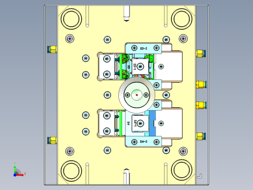 耳机-斜抽针、前后模斜滑块前视缩略图
