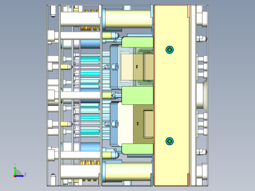 耳机-斜抽针、前后模斜滑块左视缩略图