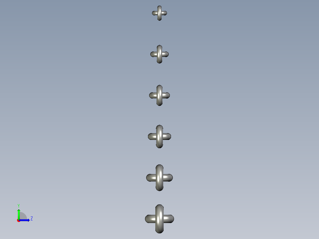 链条模型左视图