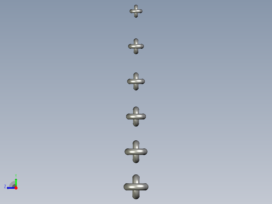 链条模型右视图