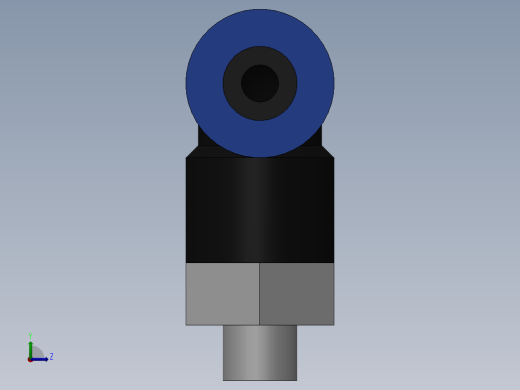 Ø6 x M6 COTOVELO 90° MACHO GIRAT. (C02470606)左视缩略图