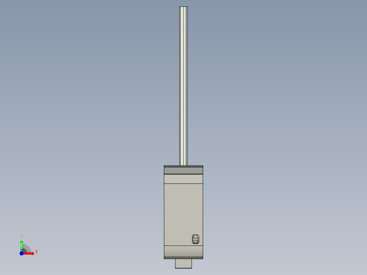 基恩士CZ-V1_kc图纸模型前视缩略图