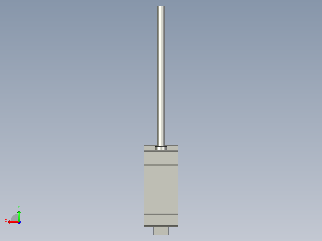 基恩士CZ-V1_kc图纸模型后视图