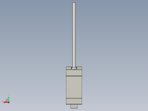 基恩士CZ-V1_kc图纸模型后视缩略图