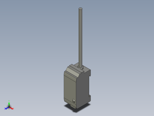 基恩士CZ-V1_kc图纸模型正等轴测缩略图
