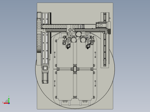 高速龙门自动螺丝机后视缩略图