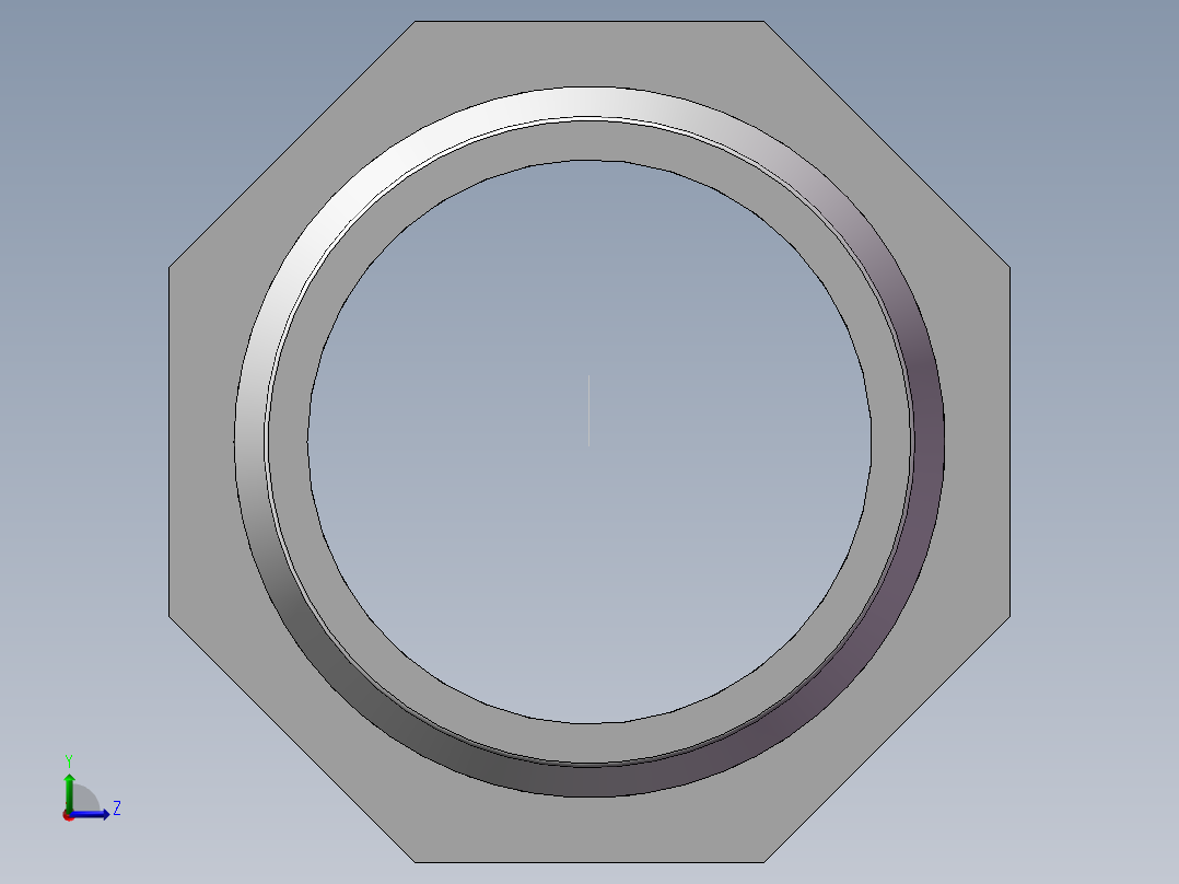 水管接头-有边 [DN65X65.5]左视图