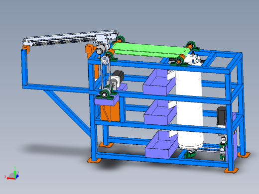 基于SW小型多功能茶叶分选机结构设计含三维 二维 说明书