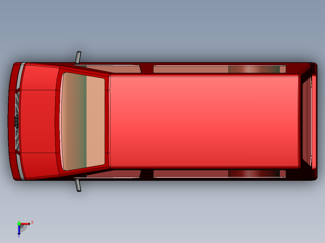 汽车3 (11)俯视图