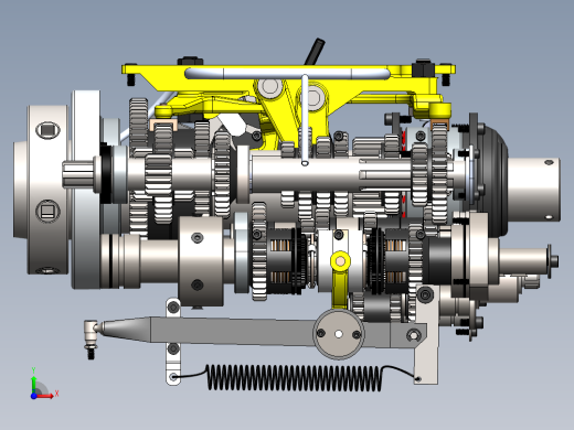 Colchester 2000 车床主轴箱前视缩略图
