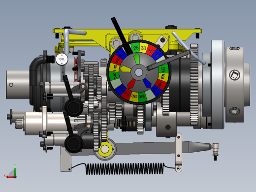Colchester 2000 车床主轴箱后视缩略图