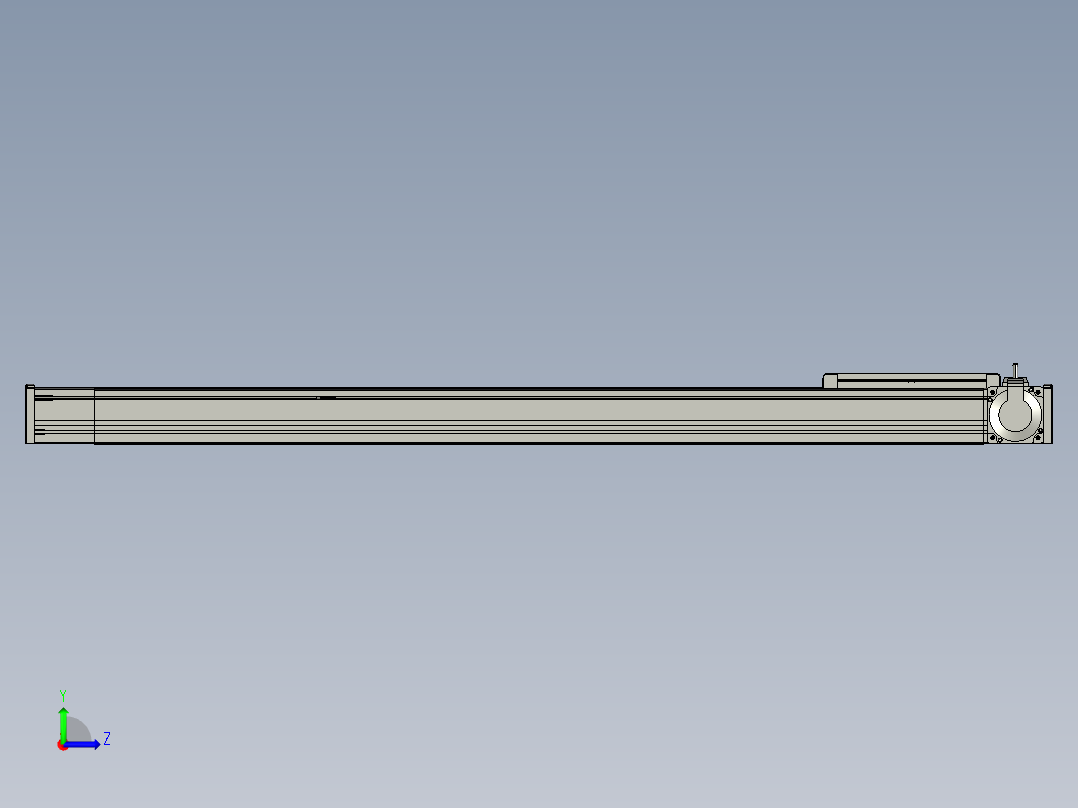 欧规系列-LB8-L150-S1050-BR-ZP75-C3左视图