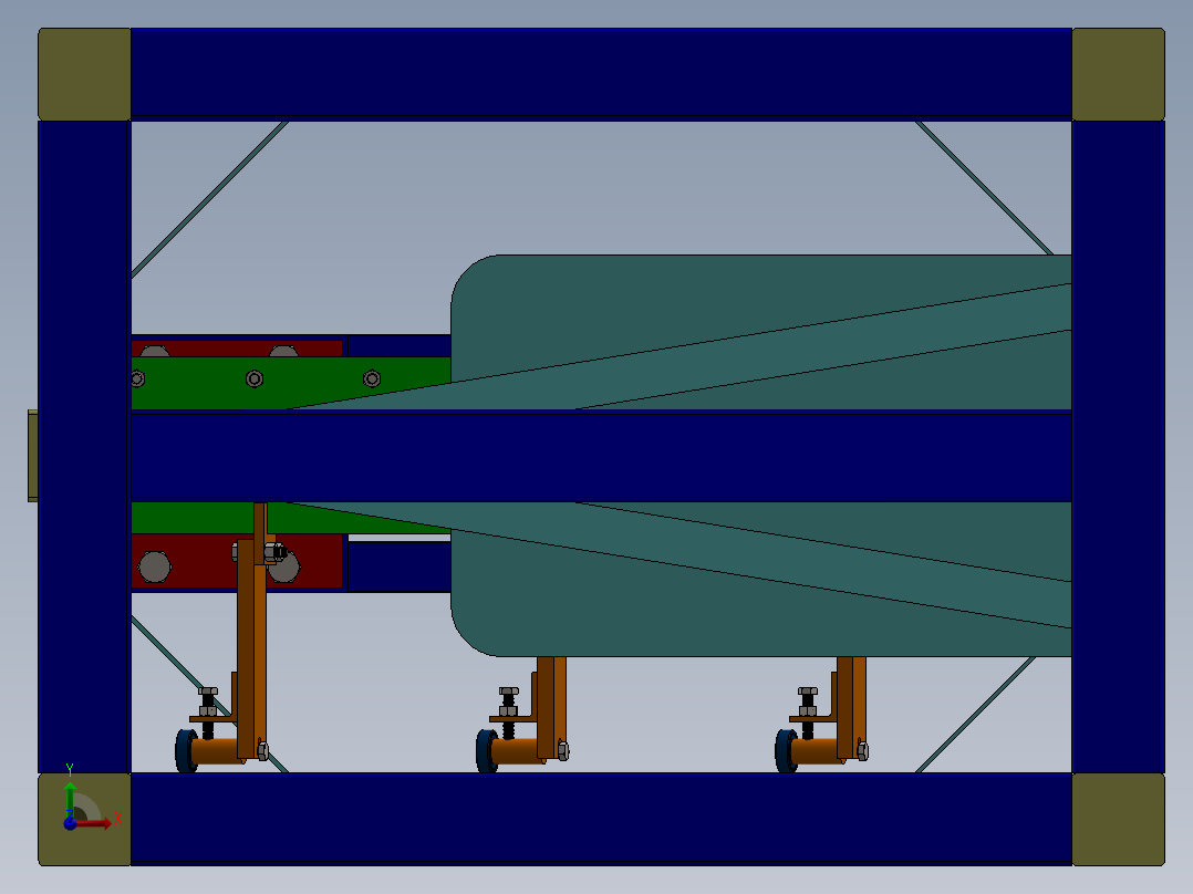 钣金剪板机前视图